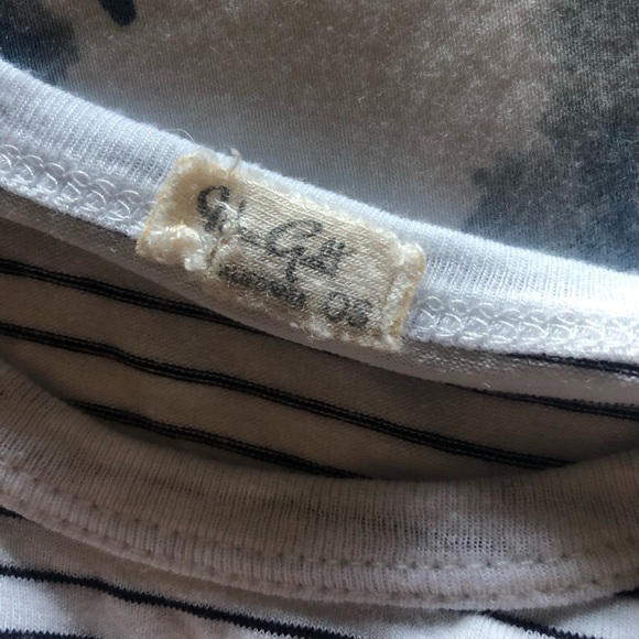 Brandy Melville Nadine Striped Cherry Tee - Picture 7 of 7